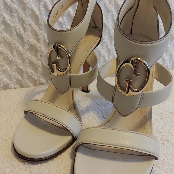 GUCCI Shoes - GUCCI Interlocking GG Gladiator Sandal Heels